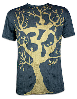 SURE Herren T-Shirt - Om Magischer Baum Special Edition