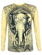 SURE Herren Longsleeve Shirt- Om Ganesha