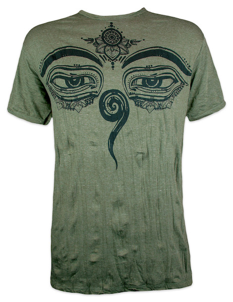 SURE Herren T-Shirt - Die Augen des Buddha