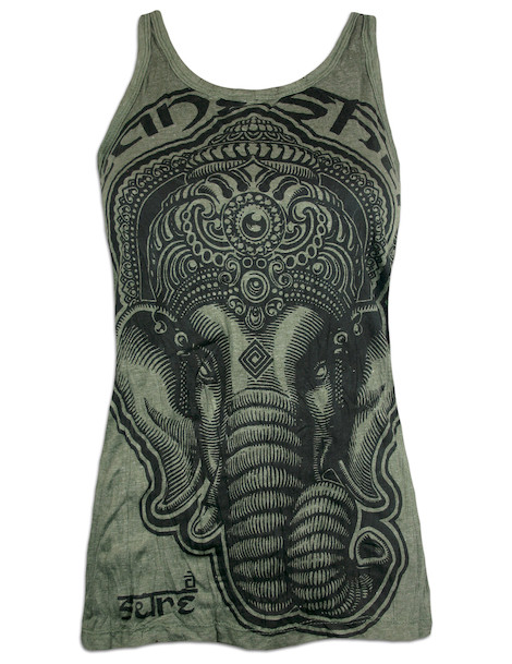 SURE Women's Tank Top - Ganesha Elephant God Hindu Buddha