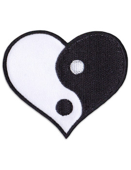 Patch Yin & Yang Heart
