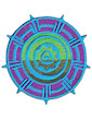 Patch Aztec Wheel