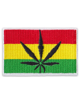 Patch Jamaica Cannabis Leaf