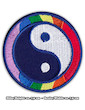 Patches Set of 4 Yin & Yang Rainbow