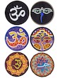 Patches Set of 6 Om & Buddhas Eyes