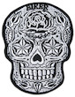 Sugarskull Patch Sew Iron On Mexico Day Of The Dead