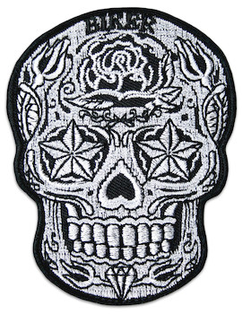 Sugarskull Patch Sew Iron On Mexico Day Of The Dead