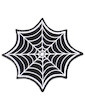 Spider Web Patch Sew Iron On Punker Gothic Dark Doom Metal