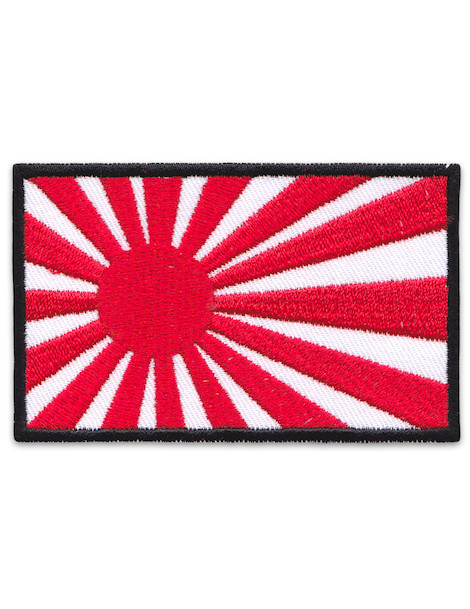 Rising Sun Flag Patch Sew Iron On Japan Nippon Army Navy