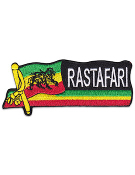 Aufnäher Rastafari Löwe von Afrika