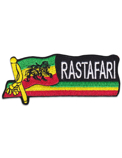 Rastafari Lion of Africa Patch Sew Iron On Reggae Ragga