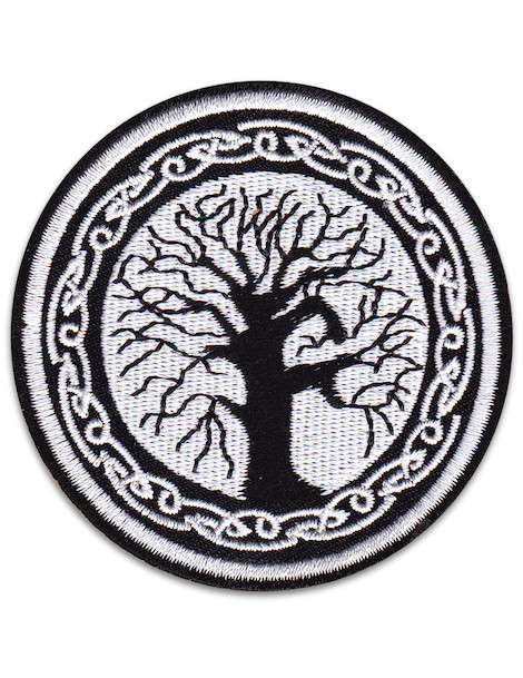 Yggdrasil Patch Iron Sew On World Tree Of Life German Gods