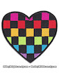 Rainbow Heart Patch Sew Iron On Love Girls LGBTQ CSD