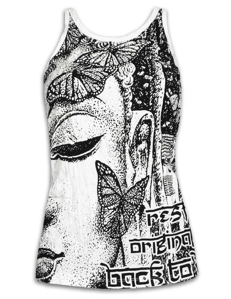 Women's We Rise By Lifting Others Buddha Yoga Tank Top
