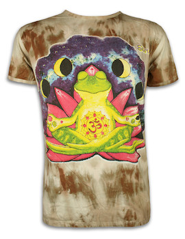 SURE Herren T-Shirt - Bhekasana - Der Yoga Frosch