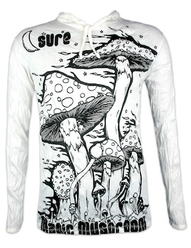 SURE Herren Kapuzen Sweatshirt - Magic Mushroom
