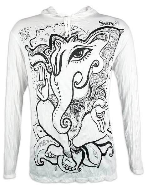 SURE Men´s Hooded Sweater - Elephant God