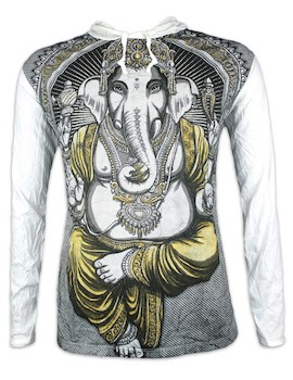 WEED Men´s Hooded Sweater - Ganesha The Elephant God