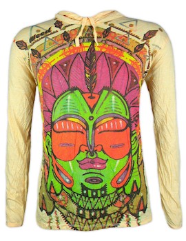 WEED Men´s Hooded Sweater - African Totem