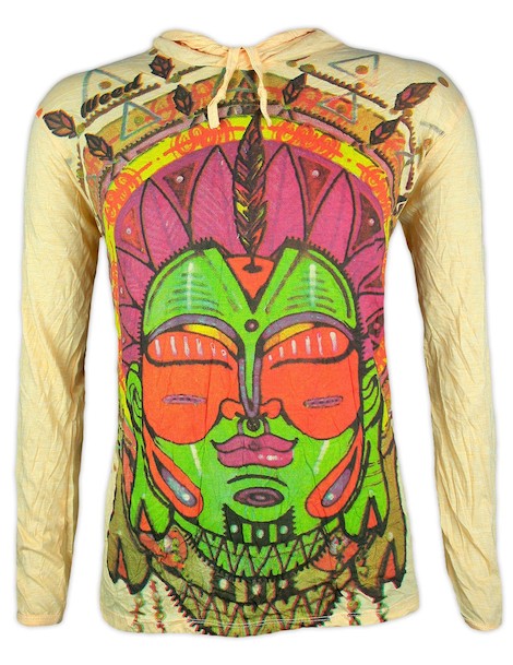 WEED Men´s Hooded Sweater - African Totem