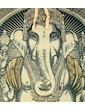 WEED Herren Kapuzen Sweatshirt - Ganesha Der Elefantengott